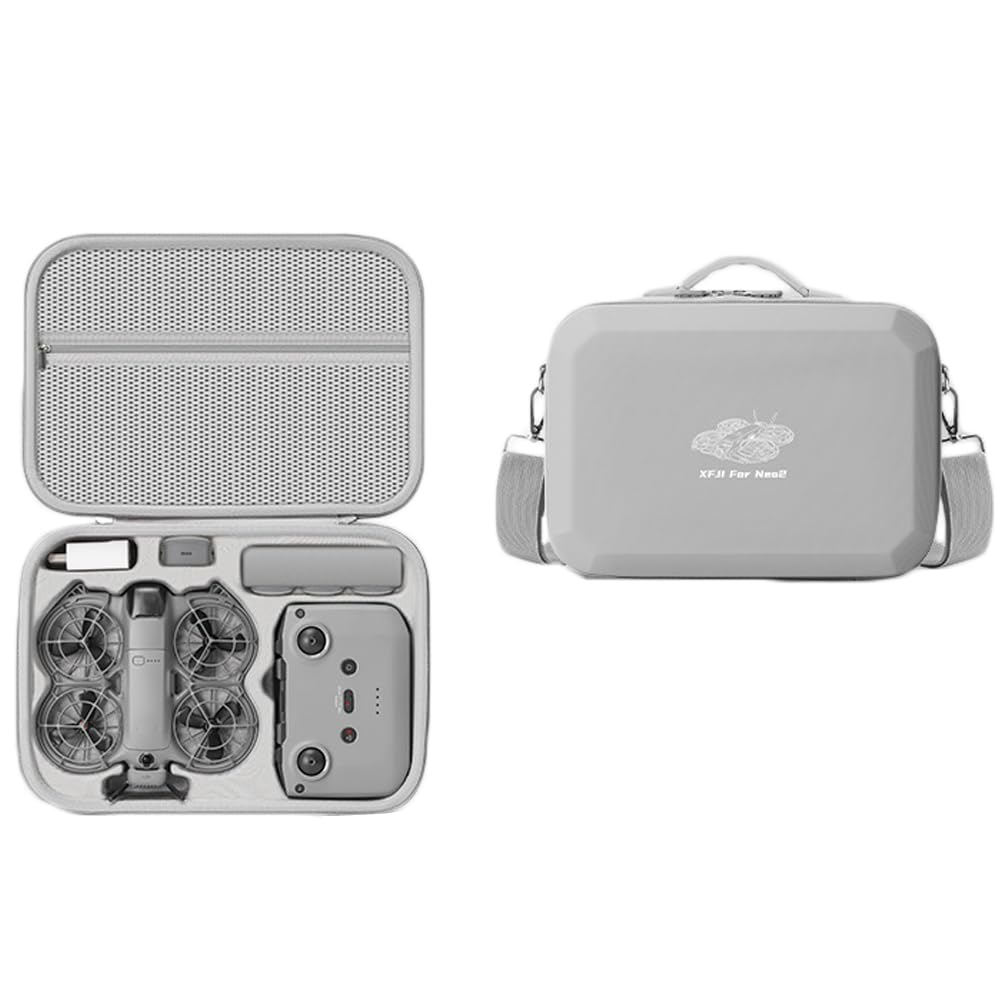 Neo 2 torba do przenoszenia, kompaktowa torba do przechowywania, kompatybilna z Neo2 Fly More Combo, przenośna podróżna torba ochronna na pilota DJI Neo2, RC-N3, baterie i koncentrator ładowania