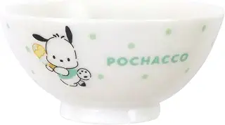 サンリオ(SANRIO) 「 ポチャッコ 」 茶碗 お茶碗 11×5.5cm 電子レンジ対応 食洗機対応 キャラクターズ スイーツ&ドット 日本製 335106