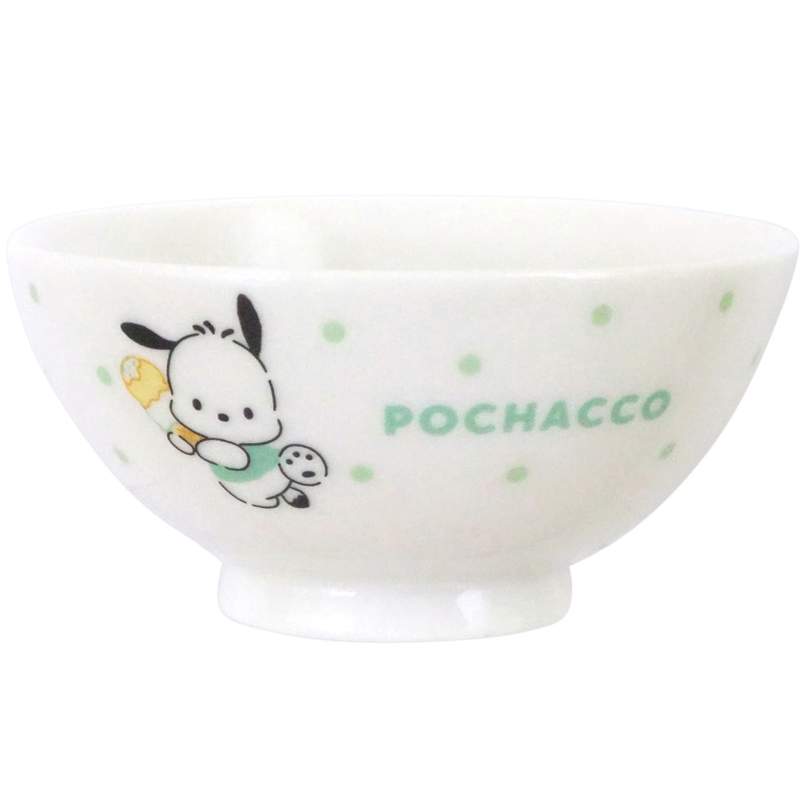 サンリオ(SANRIO) 「 ポチャッコ 」 茶碗 お茶碗 11×5.5cm 電子レンジ対応 食洗機対応 キャラクターズ スイーツ&ドット 日本製 335106