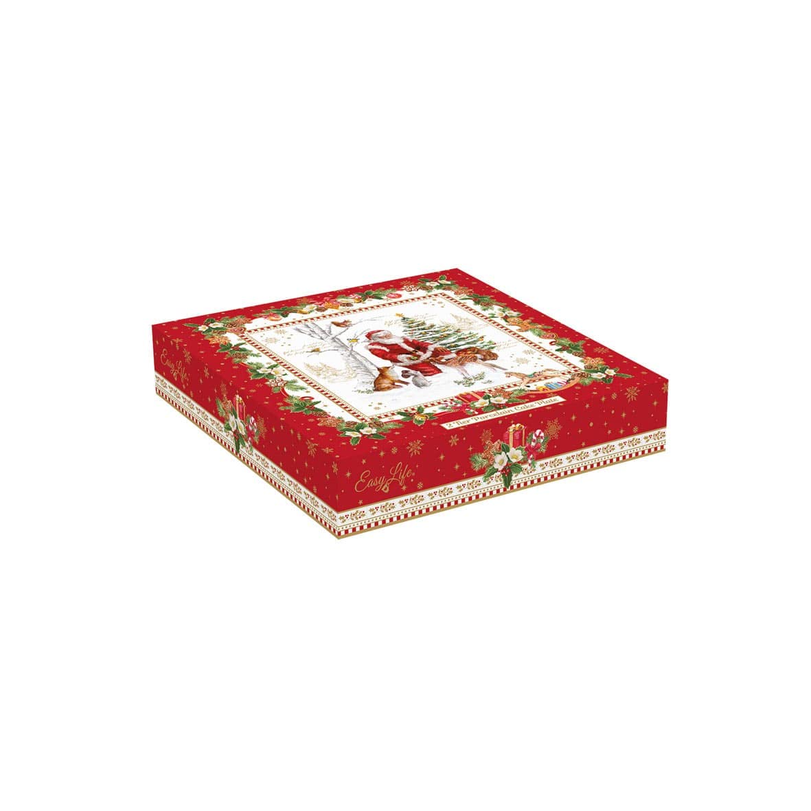 Caja de 2 fundas de madera de porcelana (16/20 cm)