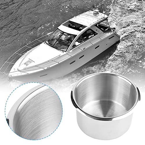 Portavasos de acero inoxidable para coches y barcos miniatura 3