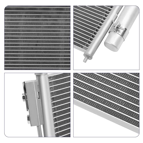 Image of Air Conditioning A /C Condenser Compatible with Nissan Altima Maxima # 3057, CN3057PFC, 921007Y000, 921008J000, 921008J050