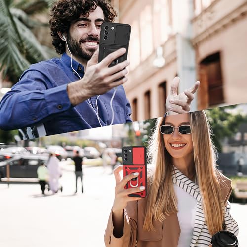 Coque S21 Plus antichoc rouge résout écran brisé et objectif rayé - 7