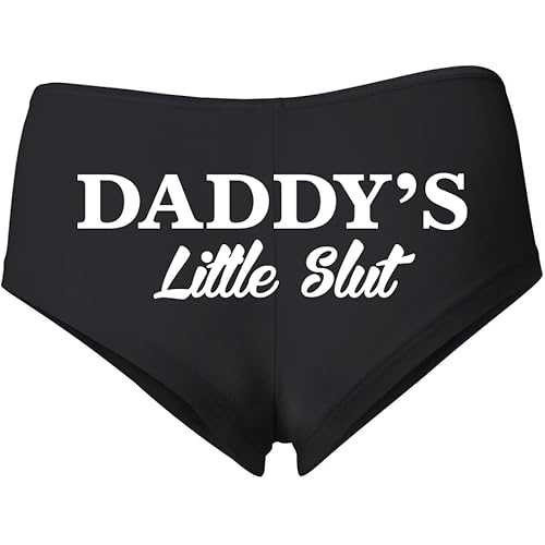 Wild Bobby Daddy's Little Slut Sexy Slutty Naughty Women's Cotton Spandex Booty Shorts