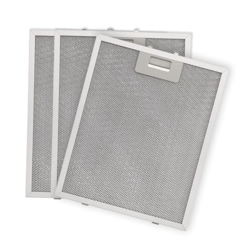 Anakel Home Filtros de Campana Extractora 400472918 compatible con TEKA DM90 DM60 | 3 Unidades Filtro Metálico 32x26cm (Revisar Medidas entre Pestañas)