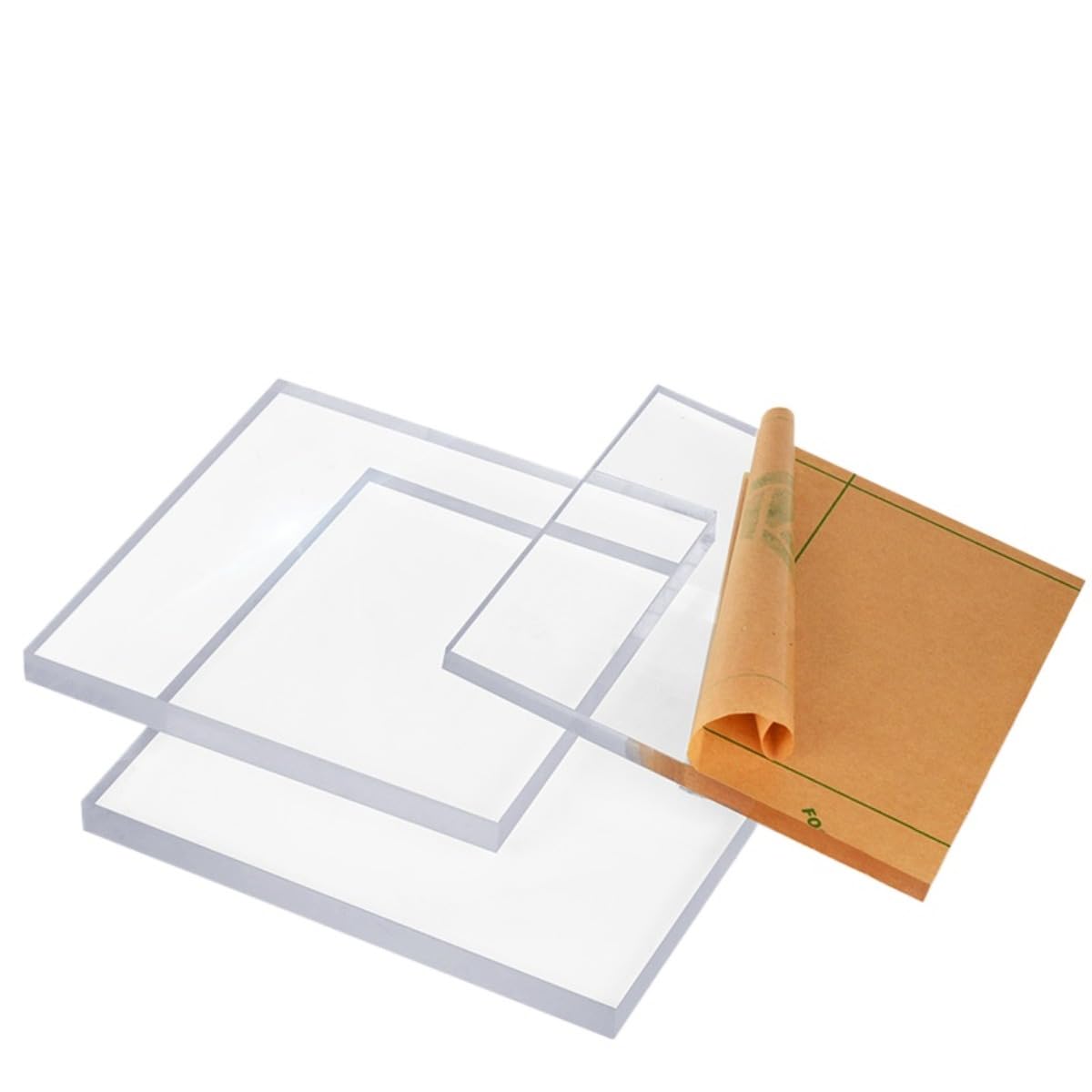 1pcs Acrylic Plexiglass Sheet Plastic Board PMMA Transparent Acrylic Glass Plate (200x200mm,8mm)