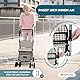 Mobiclinic®, Einkaufstrolley rollator, Gehwagen mit großer einkaufstasche und sitz, 21l, Faltbar leicht, Einkaufswagen, Doppeltes bremssystem, Gehhilfe, Aus stahl, Stabil