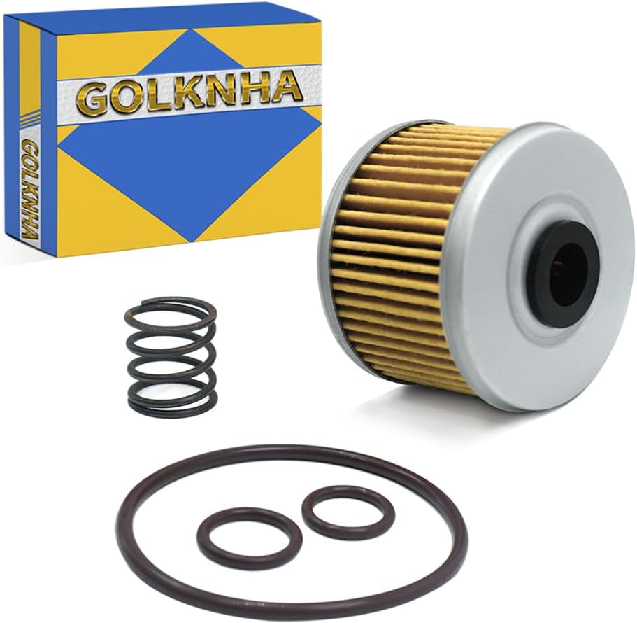 Oil Filter Kit Compatible with Honda TRX400EX FourTrax 300 TRX300 TRX300FW TRX300EX Rancher 350 Foreman 400 450 500 520 Racher 420 Pioneer 500 520 OEM# 15412-HM5-A10