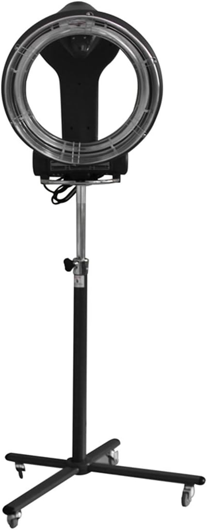 Funnylife Salon Black Orbiting Infrared Hair Dryer with Rolling Floor Stand Base