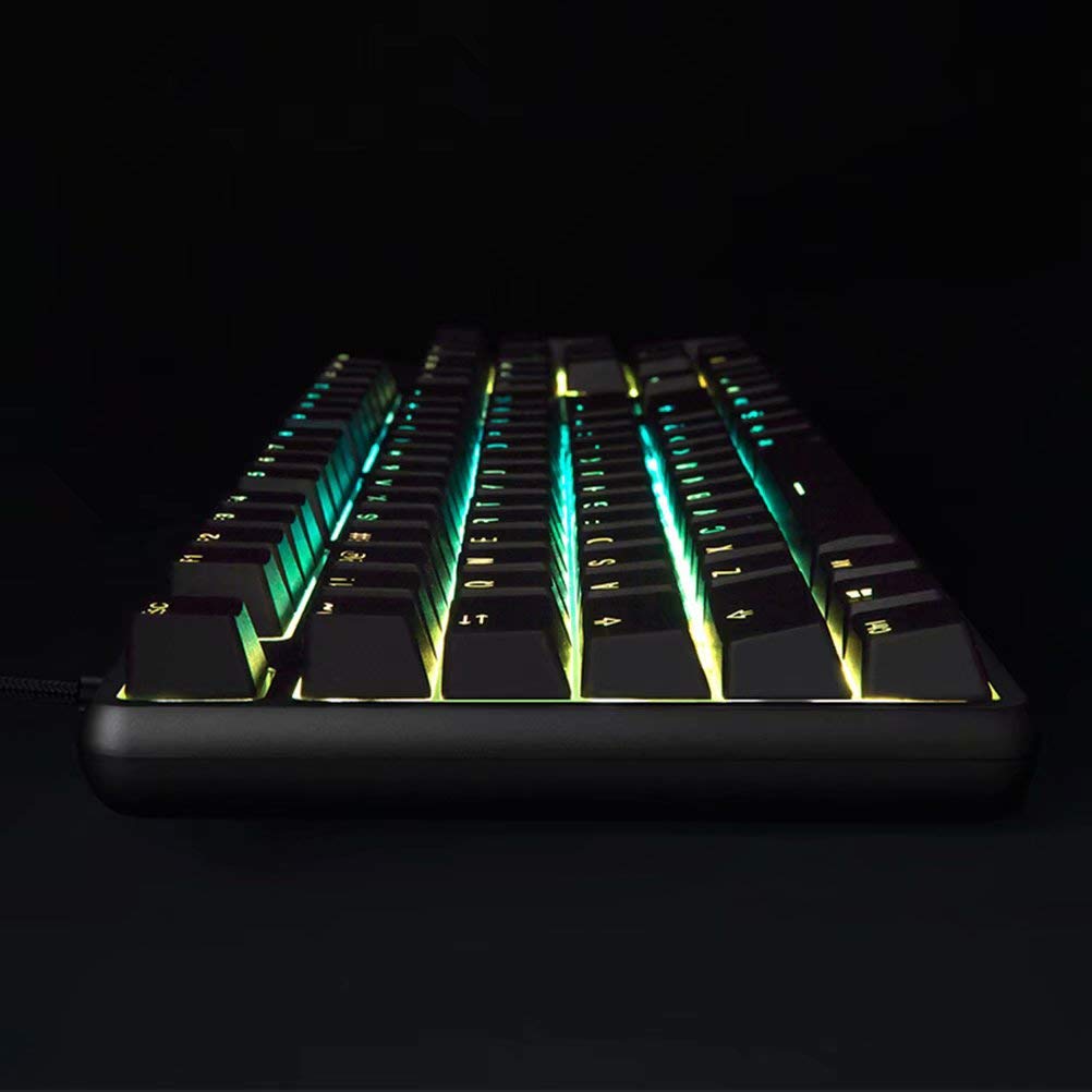 Gaming tastiera 104 tasti chiave senza Punch LED retroilluminato retroilluminazione USB cablato in lega di alluminio per Overwatch Dota2