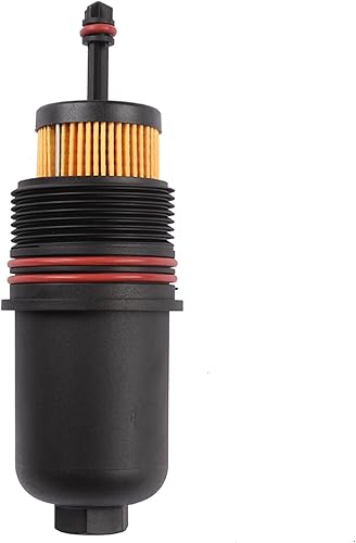 Carcasa de filtro de aceite FT4Z-6A832-C tapa de filtro de aceite compatible con Ford Fusion 2017-2020 F150 2015-2020 27L V6 FT4Z6A832C