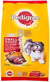 Pedigree Beef, Lamb and Vegetables Small Dog Food- 1.5kg