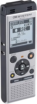 OM SYSTEM Olympus WS-882 Digital Voice Recorder, with Linear PCM/MP3 Recording Formats, USB Direct, 4gb Playback Speed and Volume Adjust, File Index, Erase Selected Files