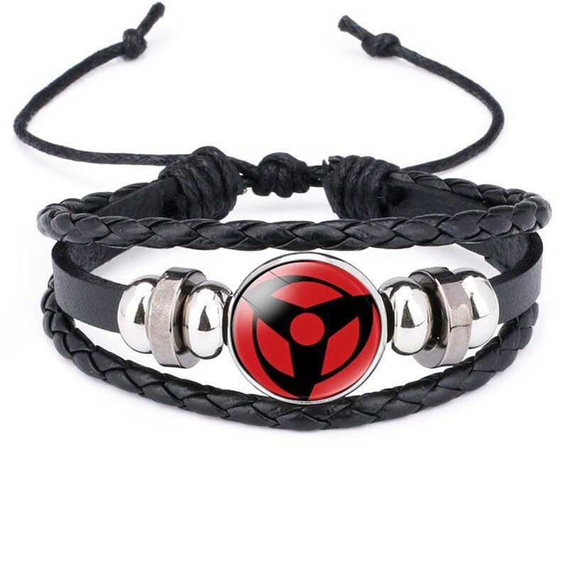 PINAKA Anime Cosplay Braided Leather Bracelet Rinnegan Eye Bracelet (B0CL9CZ3BW) Amazon Price History, Amazon Price Tracker
