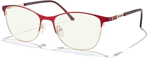 MERRY'S Gafas de lectura para mujer, lentes de bloqueo de luz azul para mujer, anteojos de lectura para computadora