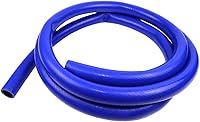 Vista 10 de Manguera de vacío universal de alta temperatura reforzada de 0.512 in 1/2 pulgada de diámetro interior de silicona para calentador de manguera Azul