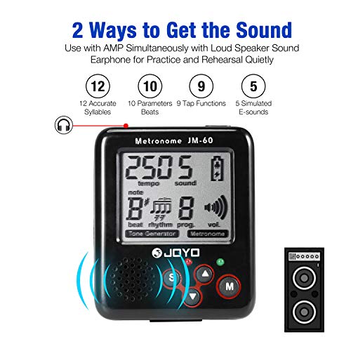 Asmuse Métronome Electronique Guitare LCD Digital Beat Tempo Mini Portable Multifonction Metronome Avec Batterie pour… - Les Beatles, Paul McCartney, John Lennon, RIngo Starr, George Harrison Asmuse Métronome Electronique Guitare LCD Digital Beat Tempo Mini Portable Multifonction Metronome Avec Batterie pour… – Image 7