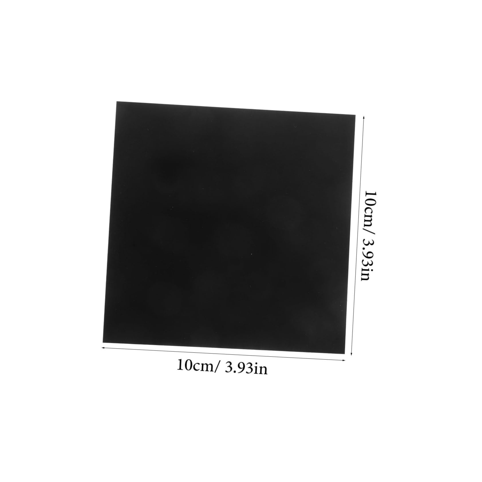 KICHOUSE 5 Pcs Sheet Aluminum Plate for Crafting Black Industrial Aluminum Plate Metal Plate DIY Crafting Aluminum Plate Aluminum