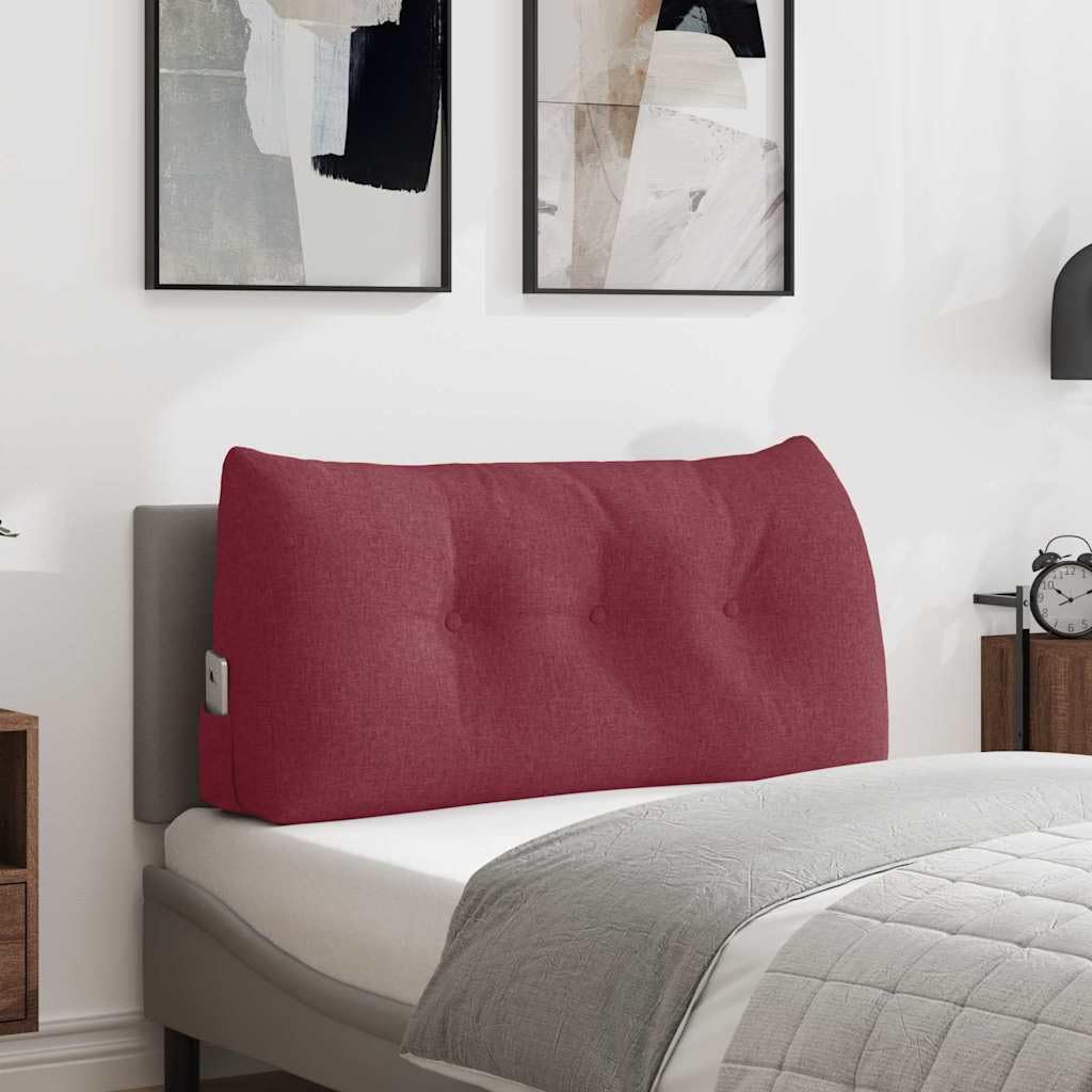 Cuscino ergonomico per la schiena, 100 x 24 x 50 cm, vellutato con imbottitura in poliestere e chiusura lampo, moderno cuscino per divano per soggiorno e camera da letto