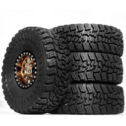 RC�^�C���E�z�C�[�� For TRX4 For SCX10 D90 D110 For WPL For FMS For FCX24 1.9 �C���`�A���~�r�[�h���b�N�z�C�[���^�C���Z�b�g 12 �~�����[�g���Z�p�����A�b�v�O���[�h�p�[�c RC �N���[���[(Bro