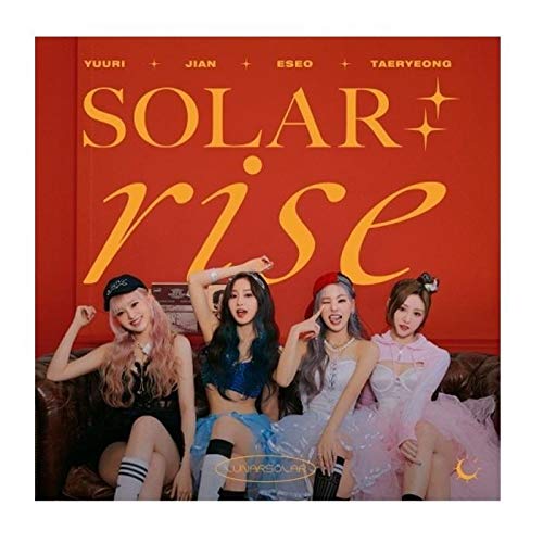LunarSolar Solar : Rise 2nd Single Album CD+60p PhotoBook+2p PhotoCard+1p PostCard+Tracking Kpop Sealed