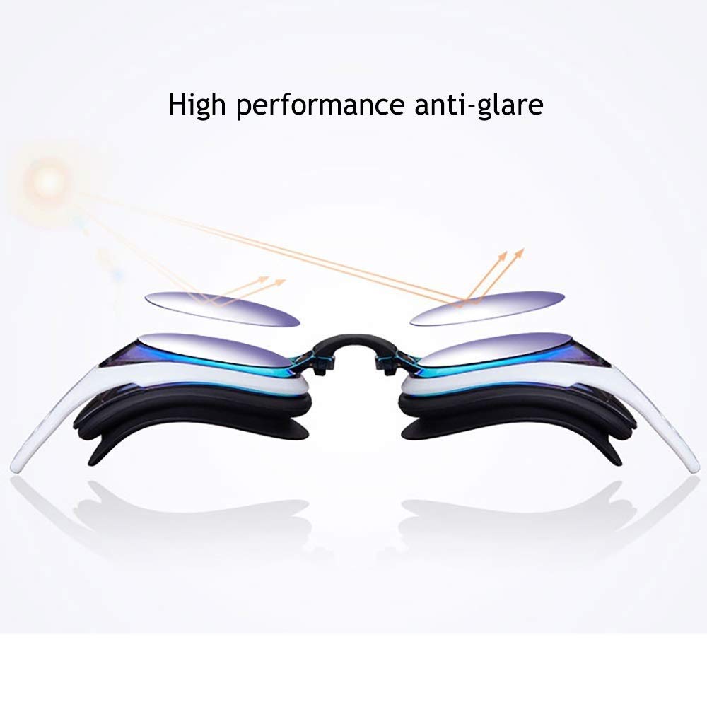 Wide View Swim Goggles Entrenamientos de natación - Agua interior - Línea exterior