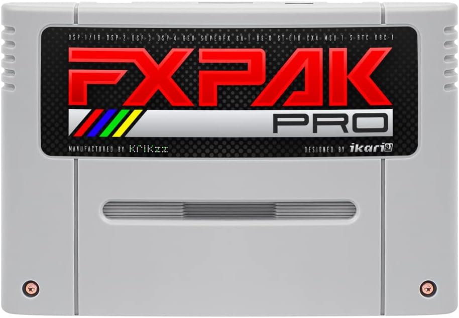 FXPAK PRO - Retro Gaming Flash Cartridge - 200GB Micro SD - SNES & Compatible Devices