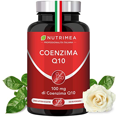 COENZIMA Q10 100 mg • 120 Capsule di Origine Vegetale di Coenzima Q10 Ubichinone • Integratore Naturale Antiossidante, Anti Rughe, Protegge il Sistema Cardiovascolare, Aumenta le Difese Immunitarie • Cura 4 MESI • Registrato presso il Ministero della Salu