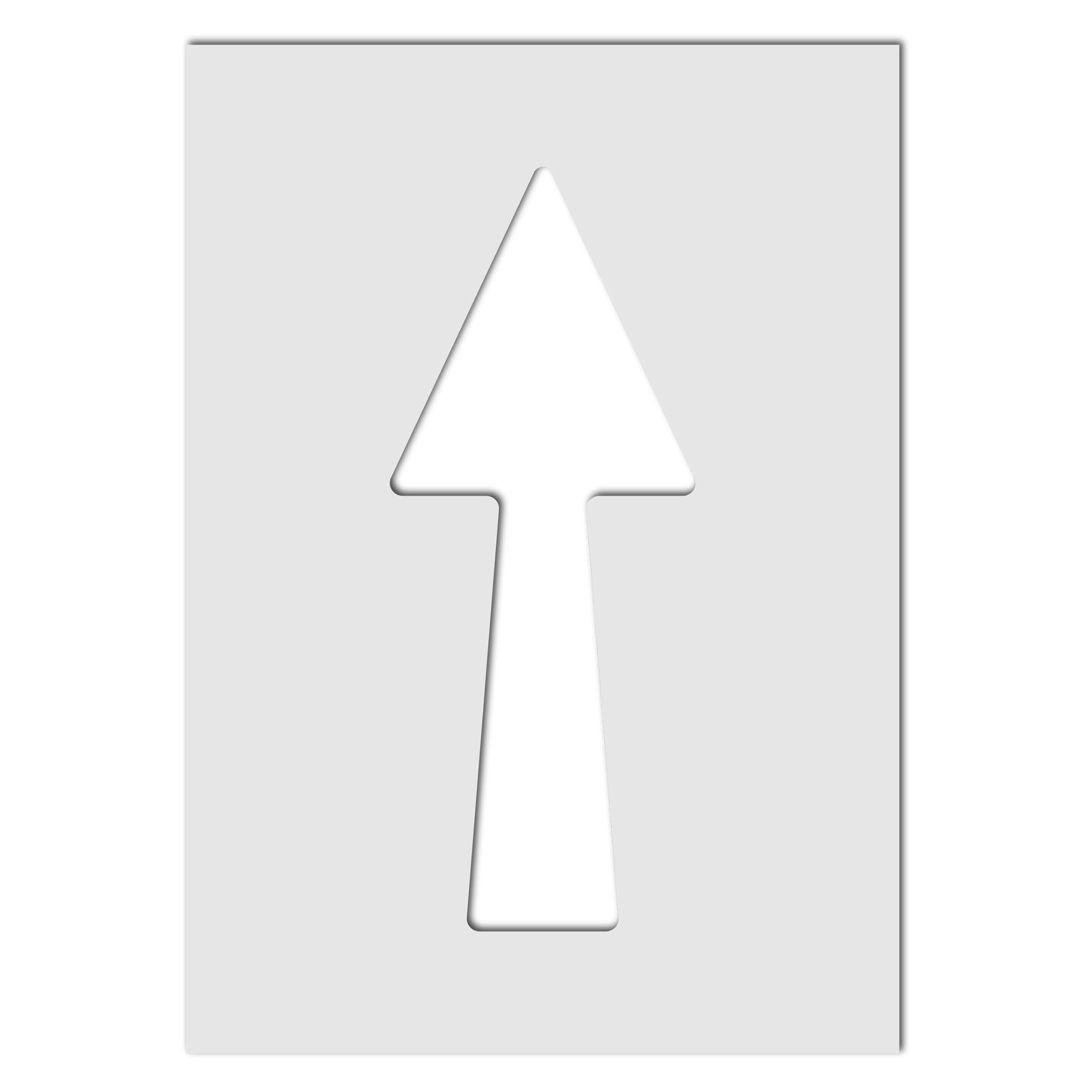 Arrow Stencil Sign Template - Large Sraight Arrow Sign Template - Sign Making Stencil by CraftStar (A2 (Medium))