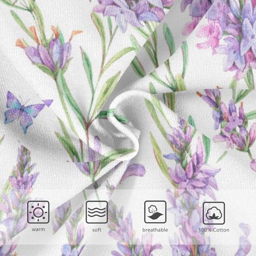 Boys' Exclusive Briefs Toddler Underwear 95% Combed Cotton Boxerbriefs 2T Lavender and Butterfly Pattern 783