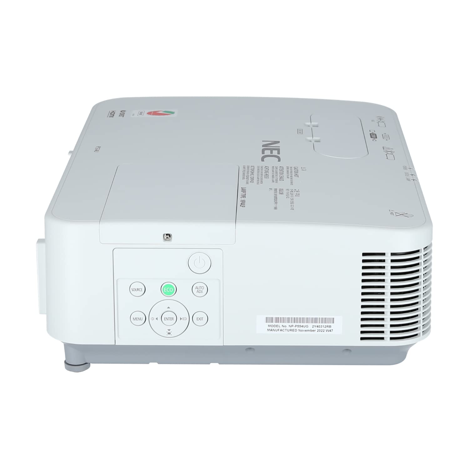 NEC P554U 16:10 WUXGA Projector : Amazon.co.uk: Electronics & Photo