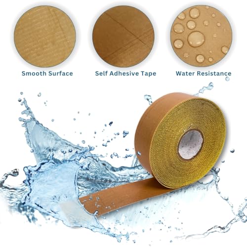 Image of SMART PACK Adhesive Teflon Tape Roll For Packaging of Sealing Machine Spare Parts | Adhesive, Heating, Heat Masking, Industrial Coated Glass Tape | 1 Roll 1 INCH X 10M