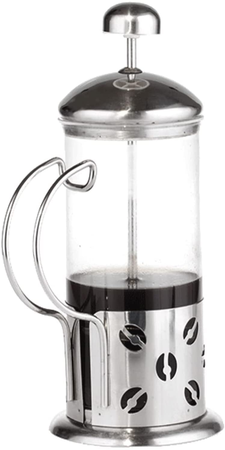 RWRAPS Caffettiera French Press con Filtro Francese in Vetro in Acciaio Inossidabile, stantuffo per pressa da caffè e teiera per casa o Ufficio, 1000 ml (350 ml)
