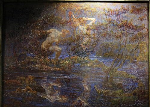 Tableau paysage Johan Axel Gustaf Acke pour une déco salon apaisante