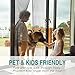 [Newest] Magnetic Screen Door, IKSTAR Mosquito Net, Keep Bugs Out, Let Cool Breeze in - Self Sealing Magnets - Magnet Closure Mosquito Net - Curtain Works with Pet, Sliding, Single Door-38×98