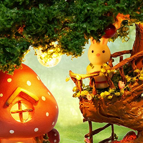 Puppenhaus-Modell, LED-Puppenhaus-Modell Modisch Schön für Geschenke zur Dekoration für Mädchen für Kinder – Bild 2