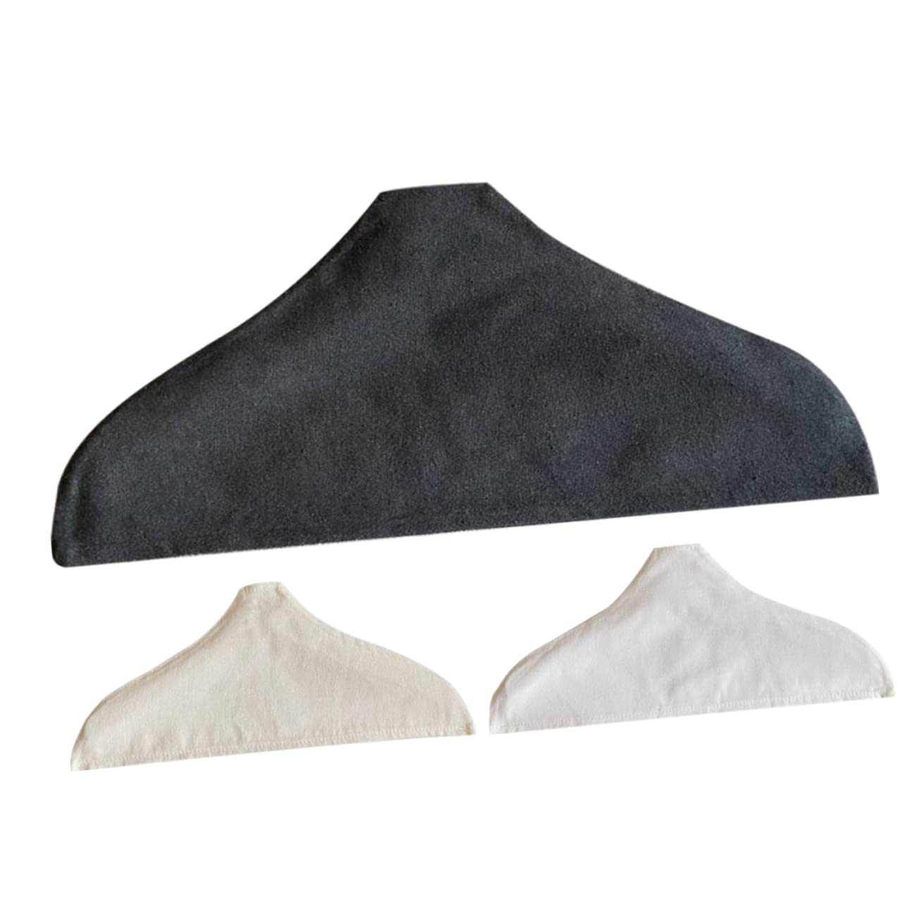 Luxshiny 3pcs Non Slip Hanger Covers Washable Hanger Guards for Coats Dresses and Sweaters Slip Protection for Clothes for Closet Organization