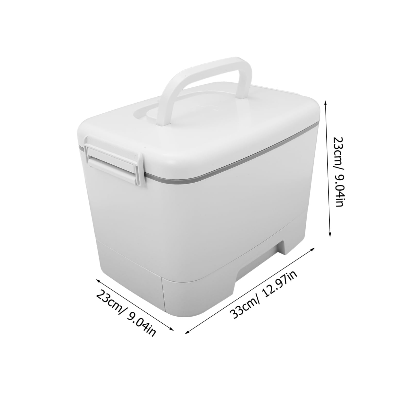 WOFASHPURET 1Pc Double Layer Portable Medical Box Large Aid Kit Medicine Container for Emergency Supplies for Travel and Home Use