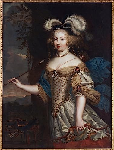 Affiche toile Madame de Montespan par Pierre Mignard portrait d'art classique grand format 60x90cm