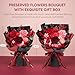 Bessol Flowers for Delivery Preserved Flower Bouquet Forever Fresh Flowers Birthday Gifts for Women Mom Anniversary Red Real Rose Gifts for Grandma Wife Girlfriend Sister Her from Daughter Home Decor