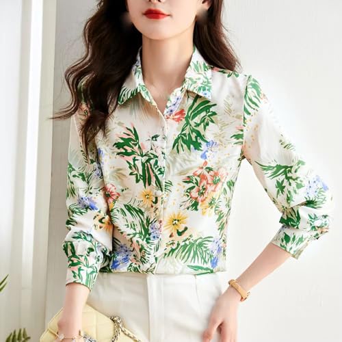 Élégante chemise décontractée en imprimé vintage haut de gamme - 7
