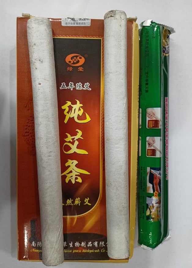 Acupuncture Moxa Sticks MoxaBest Roll For Moxibustion Sujok Therapy Pure Moxa Stick Rolls Pack Of (10pcs)