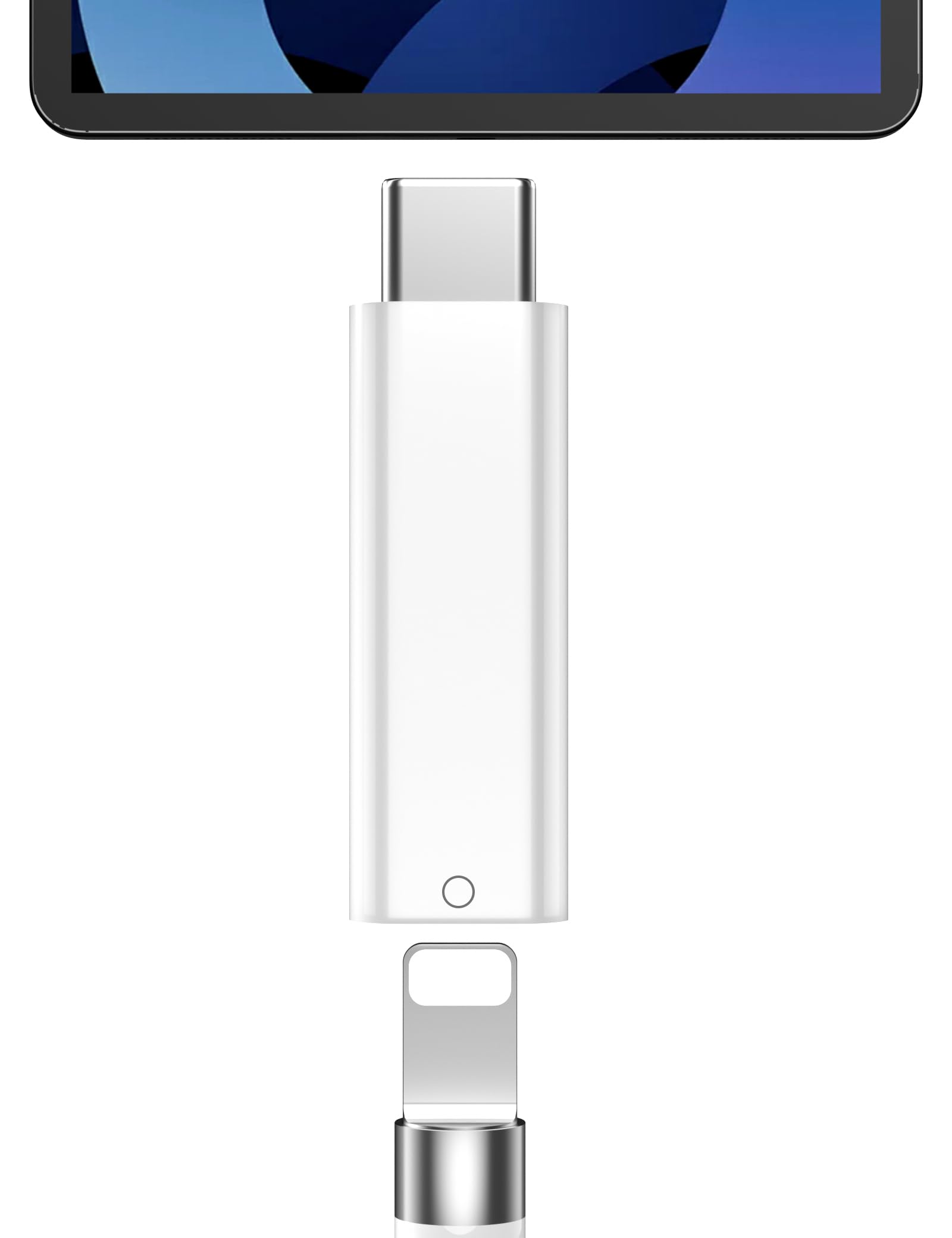 USB C to Pencil 1st Adapter TypeC Male for Lightning Female Adaptor