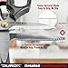 DUROX - Heavy Duty Scissors, Multipurpose Utility Scissors. Built to Cut Leather, Cardboard, Carpet, Plastic and Rope. All Purpose Heavy Duty Kitchen Scissors to Cut Meat, Poultry and Chicken Bones