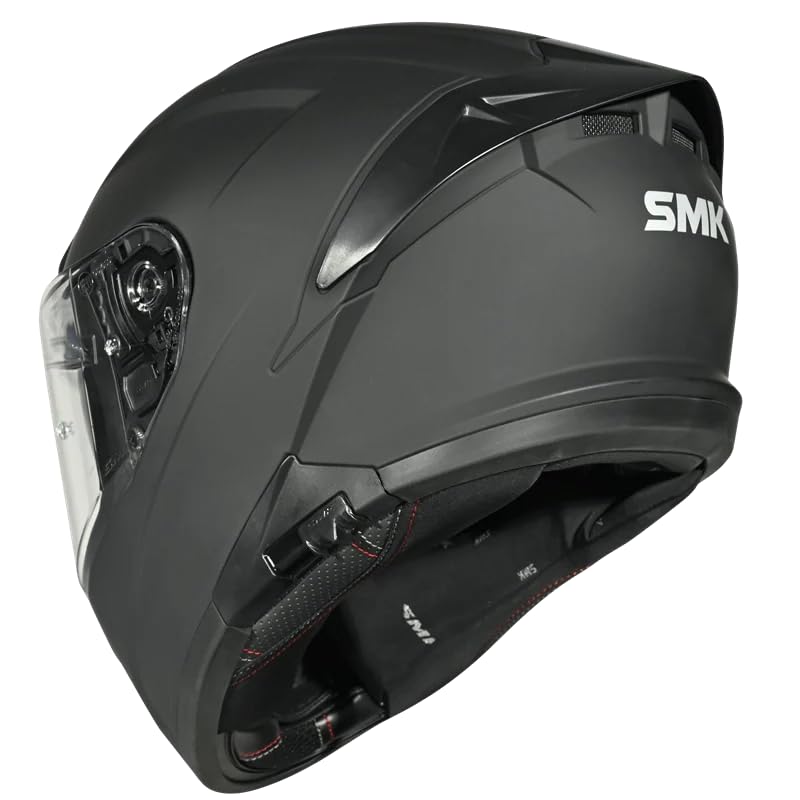 Image of SMK Typhoon Full Face Dual Visor Helmet, ISI DOT ECE 22.06 Certified, Safety Motorcycle Headgear