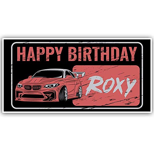 Amazon.com: BMW Drift Car Birthday Personalized Banner : Handmade Products