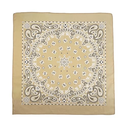 Image of Single Pack Bandanas 60s Premium Cotton Soft Thin Handfeel Large Handkerchief for Men and Women