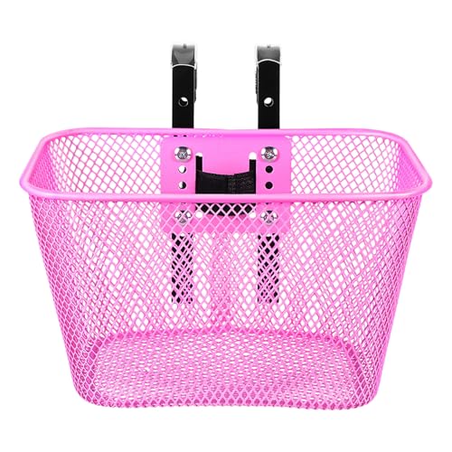 Balacoo Cute Wire Bike Basket for Women Quick Release Front Handlebar Storage Stylish Design for City Rides Trips Bike Accessory