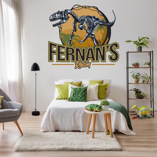 Vinilo Decorativo Personalizado Dinosaurio T-Rex para Niños miniatura 3