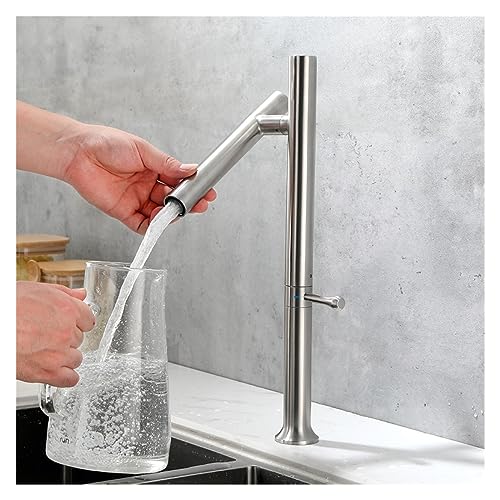 Mitigeur évier inox 304 rabattable 360° eau chaude froide - 3